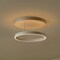 Jonathan Y Jense 23.75" Minimalist Modern Metal Adjustable Dimmable Ring Integrated LED Pendant, White JYL7151B - alternate 7