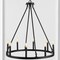 Jonathan Y Oberto 28" 8-Light Iron Classic Industrial Ring LED Chandelier, Oil Rubbed Bronze JYL7496A - alternate 10