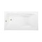 Kingston Brass 54" Acrylic Rectangular 3-Wall Alcove Tub Combo w/ Armrests in Glossy White/Polished Brass CVTAP543023L2 - alternate 3