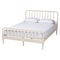Baxton Studio Braith Farmhouse Ivory Spindle Wood King Size Platform Bed 258-14207-ZORO - alternate 1