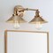 Jonathan Y July 17.5" 2-Light Industrial Farmhouse Metal Vanity Light, Brass Gold JYL7430A - alternate 8