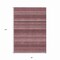 Homeroots 8' X 10' Red And Burgundy Striped Washable Indoor Outdoor Area Rug 610591 - alternate 8