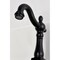 Kingston Brass Two-Handle Wall Mount Bridge Kitchen Faucet, Matte Black KS2440TAL - alternate 5