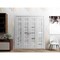 Sartodoors Sliding Closet Double Bi-fold Doors White Solid Core Modern Interior QUADRO4445DBF-NOR-72 x 84 (4* 18x84) - alternate 5