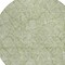 Homeroots 8' Green And Ivory Round Floral Washable Indoor Outdoor Area Rug 594619 - alternate 7