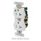 Leviton Duplex Outlet, Gray 20A, 125V, TR T8300-GY - alternate 4