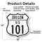 Signmission Oregon Route Marker Shield Sign Us 101, 12 Inch X 12 Inch, Aluminum Metal Sign SHI-A-12-427 - alternate 6