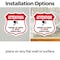 Signmission Video Surveillance Shield Sign Attention, 4 inch X 4 inch, Vinyl Decal, 2PK SHI-D-2PACK-4-469 - alternate 4