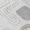 Homeroots 8' Gray Silver And Gold Round Geometric Washable Indoor Outdoor Area Rug 616810 - alternate 7