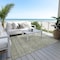 Homeroots 3' X 5' Sage And Ivory Abstract Washable Indoor Outdoor Area Rug 605560 - alternate 7