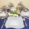 Smarty Had A Party 7" White Wave Plastic Appetizer/Salad Plates (120 Plates), 120PK 7907-CASE - alternate 1