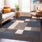 World Rug Gallery Contemporary Modern Geometric Boxes Design Non-Slip Area Rug 9 ft x 12 ft Blue 506BLUE9X12 - alternate 4
