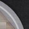 Homeroots 4' Black And Ivory Round Indoor Outdoor Area Rug 545941 - alternate 7