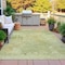 Homeroots 3' X 5' Sage And Beige Abstract Washable Indoor Outdoor Area Rug 630885 - alternate 6
