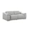 Homeroots 76in Light Gray and Silver Italian Leather Power Reclining Loveseat 720518 - alternate 7