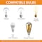 Vaxcel VAXCEL Huntley 1 Light Natural Brass Farmhouse Schoolhouse Pendant White Glass P0374 - alternate 7