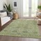 Homeroots 9' X 12' Mint Green Brown And Gray Floral Washable Indoor Outdoor Area Rug 603477 - alternate 7
