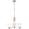 Design House Torino 3-Light Satin Nickel Chandelier 514828 - alternate 1