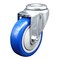 Service Caster 4 Inch SS Blue Polyurethane Wheel Swivel Bolt Hole Caster SCC-SSBH20S414-PPUB-BLUE - alternate 1