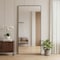 Homeroots 71" Black Metal Freestanding Or Wall Mount Framed Full Length Mirror 719498 - alternate 4