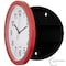 Clockswise 10-in Wall Mounted Clock with Hidden Storage Door, Stylish Safe for Valuables Featuring Secret QI004150.RD - alternate 10