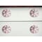Homeroots Set of Eight Pink And White Ceramic Drawer Pull Knobs, 8PK 321694 - alternate 6