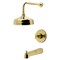 Kingston Brass Single-Handle Pressure Balanced Tub and Shower Faucet, Polished Brass KB6332DX - alternate 1