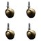 Service Caster 2 Inch Windsor Antique Ball Caster - 7/16 Inch Grip Ring Stem - SCC, 4PK SCC-GR01S20-DCS-WA-71678-4 - alternate 1