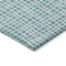 Homeroots 5' X 8' Teal Blue And Ivory Striped Washable Indoor Outdoor Area Rug 583463 - alternate 7