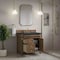 James Martin Vanities Brittany 36" Single Vanity, Pecan w/ 3 CM Charcoal Soapstone Silestone Top 655-V36-PCN-3CSP - alternate 9