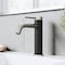 Vigo Madison Single Handle Single-Hole Bathroom Faucet in Brushed Nickel and Carbon Fiber VG01044BN - alternate 7