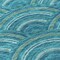 Homeroots 8' X 10' Teal Blue Fern Green And Ivory Geometric Washable Indoor Outdoor Area Rug 615239 - alternate 7