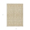 Homeroots 9' X 12' Gold And Beige Damask Washable Indoor Outdoor Area Rug 595149 - alternate 8
