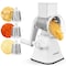 Nutrichef 3 in 1 Cheese Grater & Shredder, White NCCHS3DRWH - alternate 1