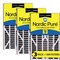 Nordic Pure 16x25x3 Plus Carbon Pleated Air Filter, High Capacity, MERV 10, 3 PK 16x25x3ABPM10C-3 - alternate 1