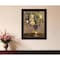 Homeroots Evening Vase Black Framed Print Wall Art 530147 - alternate 4