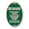 Signmission Beware Do Not Tempt Thieves - Do Not Leave Va, 12 In X 18 In Architectural, Heavy Gauge Aluminum A-OV-G-1218-24328 - alternate 1