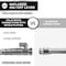 Morvat 1/2" x 3FT Premium Silver Stainless Steel Garden Hose with on/off Valve MOR-SS-HOSE-3-A - alternate 5