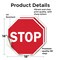 Signmission Stop, 18 inch X 18 inch, Vinyl Decal, 2PK OC-D-2PACK-18-71 - alternate 3