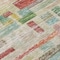 Homeroots 9' X 12' Terra Cotta Green And Brown Striped Washable Indoor Outdoor Area Rug 603525 - alternate 8