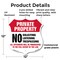 Signmission Private Property Shield Label Set No Sol, 12 Inch X 12 Inch, Plastic Sign SHI-P-12-439 - alternate 4
