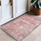 World Rug Gallery Vintage Inspired Machine Washable Non Slip Area Rug 2 ft x 3 ft Red 6029RED2X3 - alternate 1