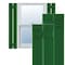Ekena Millwork True Fit PVC Two Board Spaced Board-n-Batten Shutters, Viridian Green, 11 1/4W x 42H, PR TFP101SBF11X042HG - alternate 1