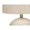 Homeroots 20" Beige Concrete Round Table Lamp With Beige Drum Shade 545856 - alternate 7