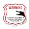 Signmission Alligator Warning Shield Sign Warning Al, 6 inch X 6 inch, Vinyl Decal, 2PK SHI-D-2PACK-6-359 - alternate 1