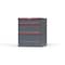 Strong Hold 3 drawer cabinet - (1x 5ft, 2x 11ft) - Red accents - Keyed Different S3036-PPDAS-0304DS - alternate 3
