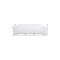 Homeroots 107" White Italian Leather Reclining Metal USB Sofa 720282 - alternate 8