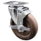 Service Caster 5 Inch High Temp Glass Filled Nylon Swivel Top Plate Caster with Brake SCC SCC-20S514-GFNSHT-TLB-TP3 - alternate 1