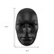 Homeroots 28" X 17" Black Face Resin Oval Hanging Dimensional Sculpture 558372 - alternate 7