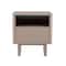 Manhattan Comfort Ella Nightstand in Mocha NS005-MO - alternate 6